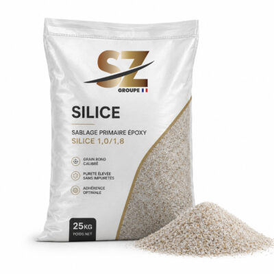 Sablage de primaire époxy – Silice 1,0/1,8 mm – Sac 25 kg