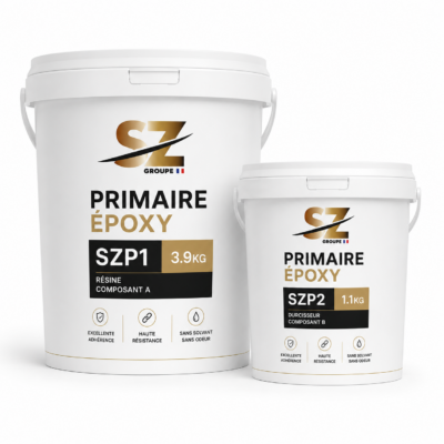 Primaire époxy petit format 5 kg (SZP1 3,9 kg + SZP2 1,1 kg)