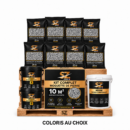 Kit complet Moquette de Pierre 10 m² – Primaire + Résine Mono 8 kg + Granulats Marbre