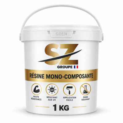 Résine Polyuréthane Mono-Composant SZ 1 kg – Liant Moquette de Pierre